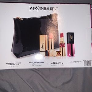 YSL POUCH/LIP SET